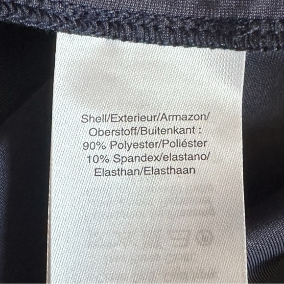 DKNY Velvet Sheath Dress NWT 10 Navy Tiered Flutter Sleeve Ruched Holiday Party - Picture 9 of 10